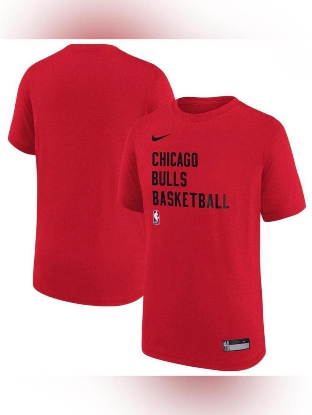 Nike Chicago Bulls Basketball Dri-FIT Red Men’s T-Shirt XXL NWOT
